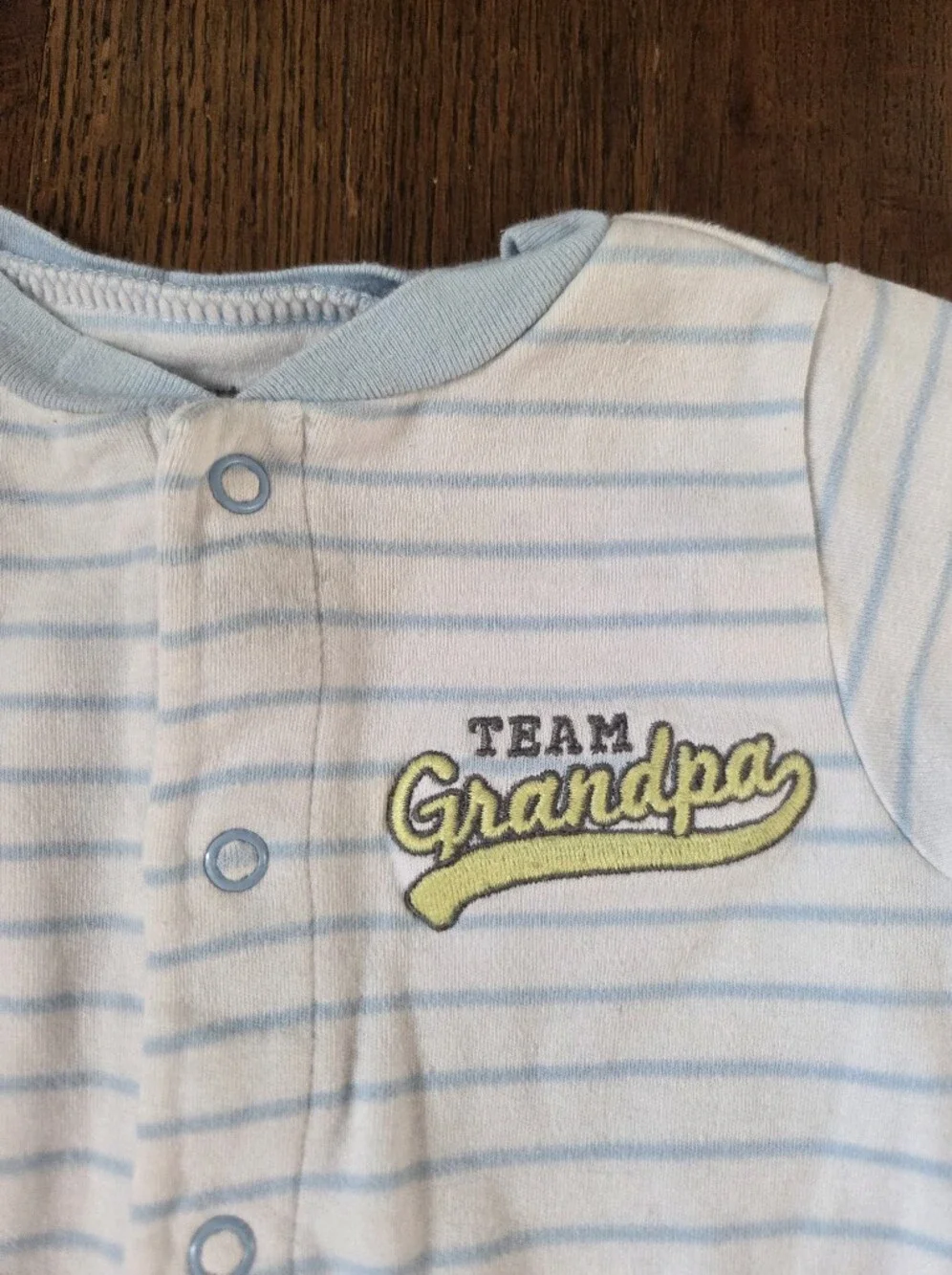 Carters 9M Team Grandpa Footie Pajamas
